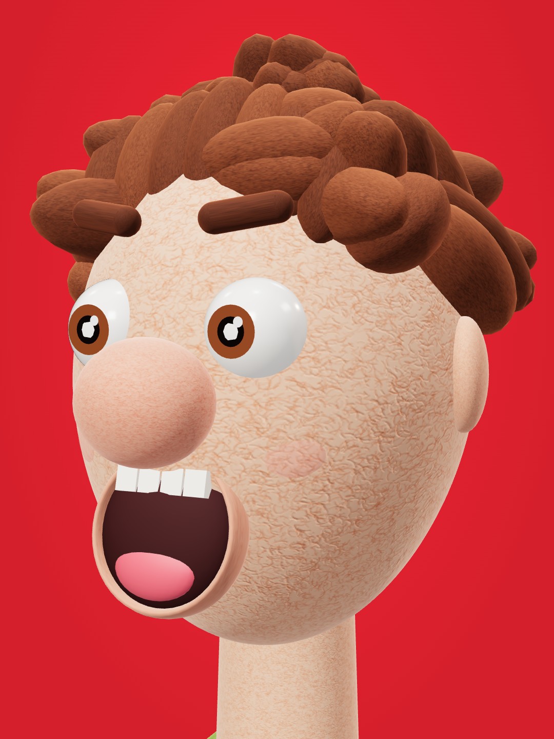 3D-Beispiel mit einer Filzpuppe